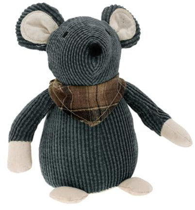 Fabric Animal Door Stop Stopper Home Office Stuffed Filled Heavy Novelty Decoration Doorstop (Corduroy Rat)