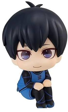 Skynomad Anime Blue Lock Figures - Isagi Yoichi, Chigiri Hyoma Bachira Meguru, Nagi Seishiro Figurines - PVC Model Decoration Desktop Collection for Blue Lock Anime Fans (Isagi Yoichi 11cm)