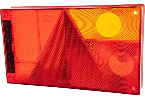mb-m Lichtscheibe für Rückleuchte Aspöck Multipoint 1 I rechts 18-8452-007 Ersatzglas für Pkw Anhänger