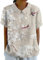 Womens Linen Tops UK 2025 Pink Cotton Work Tee Clearance Women's 2025 Lapel Art Floral Round Neck Gifts Pullover Top Casual Shirt T-Shirts (01-J-Silver, L)