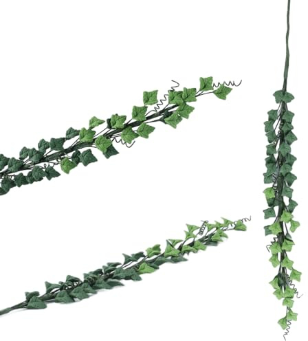 Ausi Vigne artificielle, accessoires pour maison de poupée, vignes miniatures, échelle 1/12, plantes de jardin pour maison de poupée, guirlande, mini couronne pour jardin miniature