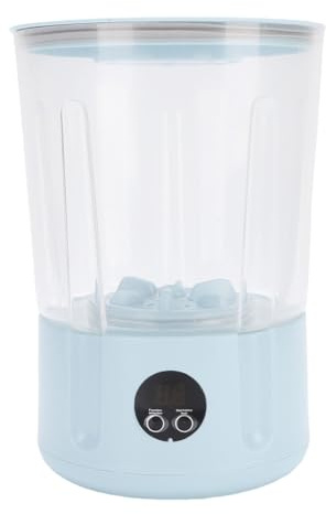 Greensen Portable Washer Mini Clothes Washer, ABS Cordless Portable Underwear with Turbo Water Technology, 1800mAh X2 Quiet One Button Design for Travel Dorm Hotel Camping (Blue)