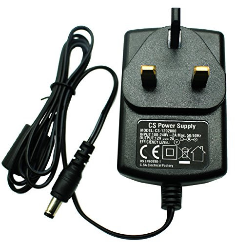Security-01 AC to DC 12V 2A Power Adapter Supply, Plug UK 5.5mm x 2.1mm, for CCTV Cameras DVR NVR and more