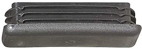 kaiserkraft | Rammschutz Planke | Kappe | LxBxH 30 x 40 x 100 mm | schwarz | für Seitenabschluss
