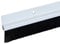 Lot de 6 joints de porte en aluminium blanc de 1 m - À visser - Brosse - Joint de porte de chambre - Boudin de porte - Boudin de porte