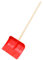 Land-Haus-Shop® Kinder Gartengeräte Kindergartengeräte 1 von 8, Kinder Garten Werkzeuge Geräte Schaufel, Besen, Rechen, Laubbesen, Harke, Grubber, Doppelhacke, Spaten, mit Holzstiel (Schnee rot)