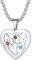 Suplight Collana Personalizzata Donna Acciaio Albero della Vita Cuore Collana Donna Personalizzata con Pietra e Nome Collana Acciaio Personalizzata Donna Collana Oro con Nome Regalo Donna e Ragazza