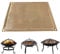 Fire Pit Rig | Fireproof Resistant Mat - Flame Retardant Cloth for All Surfaces - Foldable/Easy Carry to Enjoy Plenty of Spaces (100x95cm)
