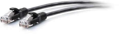 C2G 2.7M (9Foot) CAT6A Extra Flexible Slim Ethernet Cable, Ideal for use with Router, Modem, Internet,Wifi boxes, Xbox, PS5, Smart TV, SKY Q, IP Camera. Delivering Ultra Fast Internet Speeds. BLACK