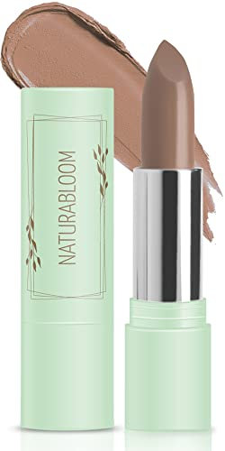 Naturabloom Vegan Lipstick (Hazel) - Long Lasting Lipstick from Natural Oils & Butters Full-Coverage Lip Color with Shea Butter & Coconut Extact, Premium Hydrating Lipsticks