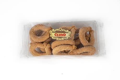 Torcetti al Burro Artigianali - Senza Olio di Palma - Senza Conservanti - Ricette storiche di famiglia dal 1926 - Biscottificio Cervo