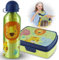 Jungle Lunchbox with Summer Water Bottle Set for Kids 500ml Lunch Set for Children with Back to School Travel Beaker & Lunch Box - Salad Lunch Boxes for Adults, Kids