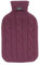 Fashy Wärmflasche Strickbezug aus Kaschmir burgund 2 L