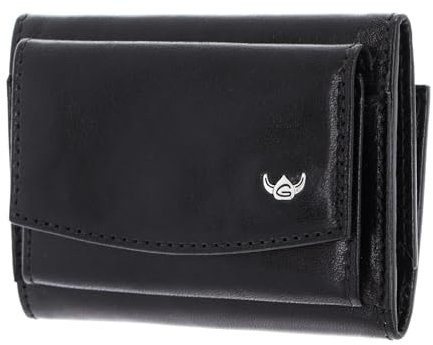 Golden Head Colorado RFID Protect Petite Billfold Coin Wallet Black