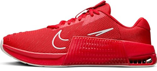 Nike Metcon 9 Herren-Trainingsschuh, University Red Pure Platinum Gym Red, 44 EU
