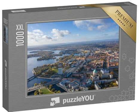 Puzzle 1000 Teile XXL „Luftbildansicht über Potsdam, Deutschland“ – aus der Puzzle-Kollektion Potsdam