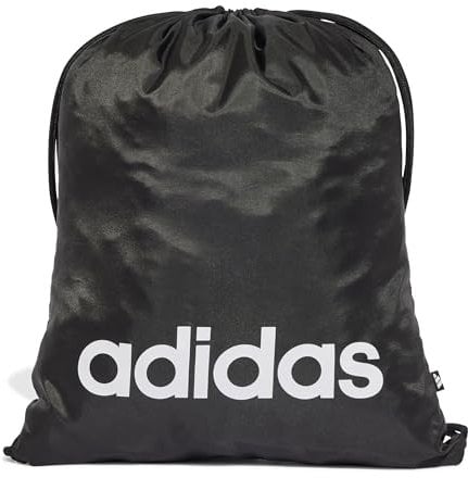 adidas Linear Gymsack Sac DE Gym Mixte, Black/White, Taille Unique