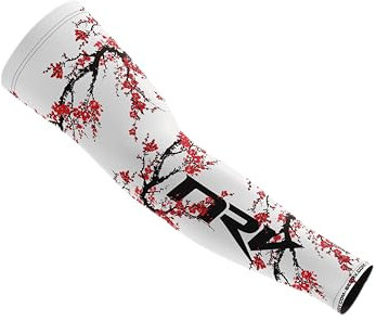 NRV Sakura Edition Gaming Compression Cuff - Enhanced Esports Performance with Japanese Style - Professionally Designed - Durable, Breathable & Friction Free, Red, XXL