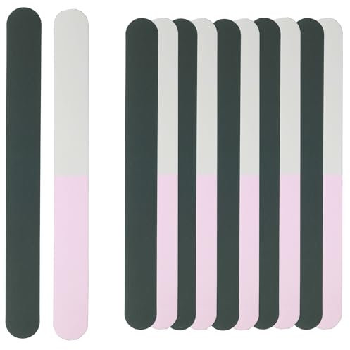 Sonnenschein by Hans Kniebes | Nagelfeile fein für Gelnägel und Naturnägel | Für Maniküre und Pediküre | 3 Phasen Polierfeile für ein glänzendes Ergebnis | 12 Stück