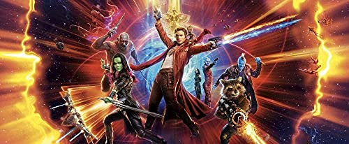 Puzzles für Erwachsene 1000 Teile Impossible Puzzle-Marvel Guardians of The Galaxy Vol 2 Filmposter Dekompression Erwachsene Lernspielzeug Geschenke26x38cm