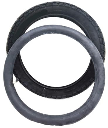 SPTOZYG Motorroller Teile Elektrofahrrad-Reifen, 16 Zoll, 16x2.125/54-305, Zoll, Elektrofahrrad-Reifen, Fahrradreifen, Schlauchgröße mit gebogenem Winkel, Teile Lange Lebensdauer(Inner and Outer)