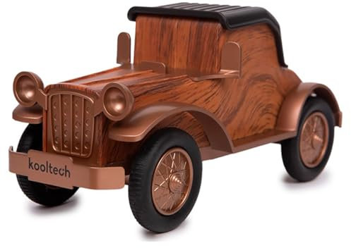 KOOLTECH Altavoz Bluetooth con Radio Scan FM Forma Coche Clasico
