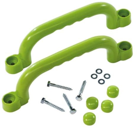 TOYANDONA Kids Climbing Safety Handle Pair Non-slip Playground Handles Solid Plastic Grips for Outdoor Playset Sturdy Grip for Children Random Color