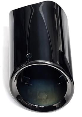 Auto-Endrohre Auspuffblende Für 5er-Reihe Für F10 Für F11 Für E60 Für E61 Für E39 Auspuffblenden Schalldämpferdüse Endrohr Dekoration Endschalldämpfer Auspuffendrohr(Black 1)