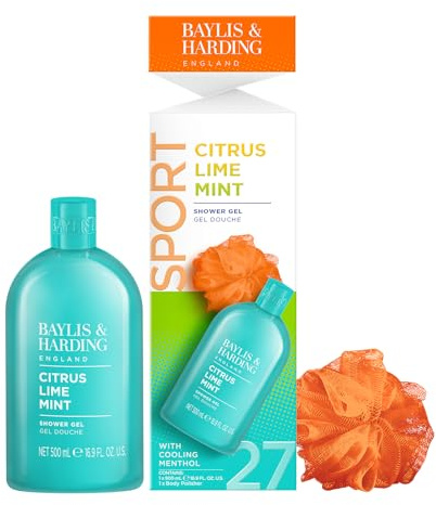 Baylis & Harding Citrus, Lime & Mint Men's Refreshing Wash Kit Gift Set (Pack of 1) - Vegan Friendly