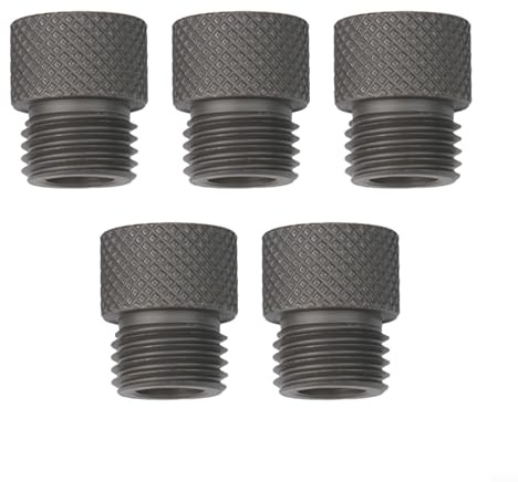 Linnkyfloa 3-10mm Carbon Steel Drill Sleeve Bushings for Dowelling Jig Wood Drilling Guide Locator, Precise Positioning Hole Punch Accessory, 1PC(5PCS 8mm)