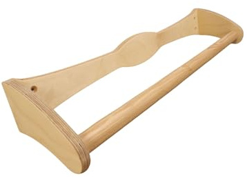 Bear On Bar – Robuste Klimmzugstange aus Holz, 74 cm, für den Innen- und Außenbereich, mit 2 Höhenoptionen – Wandmontage, über der Tür – einfache Montage – Turngerät für zu Hause