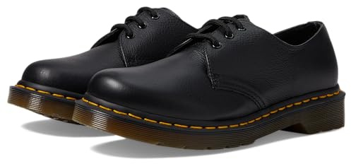 Dr. Martens Men's 1461 Oxford, Black (Black Virginia 001), 9 UK