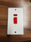 45A Cooker Switch Double Pole with Neon Indicator White