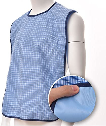 Companion24 Lätzchen für Senioren mit oder ohne Krümelfach (ohne Krümelfach)