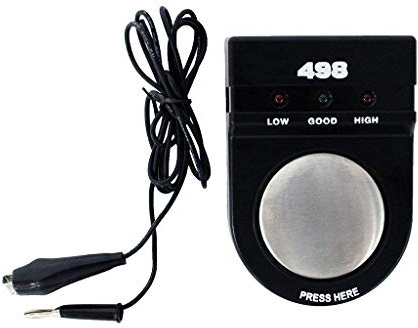 mdhsh Antistatischer ESD-Handgelenkband-Tester Monitor zur Erkennung statischer Elektrizität Antioxidations-Antistatik-Armband-Tester mit geringem Kontaktwiderstand