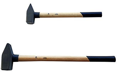Engineer's Hammer Sledgehammer Ash Handle 2-Piece Set 3/5 kg Each 1 Piece