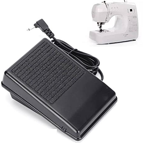 Garosa Fußpedal, Nähmaschinenregler aus Kunststoff für stufenlose Geschwindigkeitskontrolle für Nähmaschinen von Singer & mehr