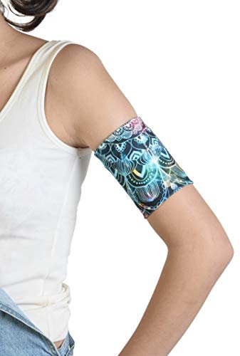 Dia-Band, armband for CGM Freestyle Libre, Dexcom or Omnipod - Comfortable and reusable diabetic armband for glucose sensor. (S (25-29 cm))