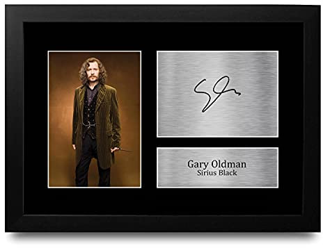 HWC Trading FR A4 Gary Oldman Harry Potter Sirius Black Gifts Gedruckt signiertes Autogramm Bild für Film-Erinnerungsstücke Fans – A4 gerahmt