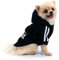 QiCheng&LYS Knitted Dog Hoodie for Small Dogs，Fashion Chihuahua Kleidung,Hundepullover Kleine Hunde,Weich und Warm (Schwarz, XXL)