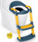 JASSONE® Töpfchentrainingssitz Kleinkind Tritthocker 2 in 1 Toilette für Kinder Babyschale mit Spritzschutz und Anti-Rutsch-Pad für Jungen Mädchen Blau