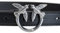 Pinko Damen Love Berry Simply H2 Belt Vite Gürtel, Z99o_schwarz-Old Silver, S