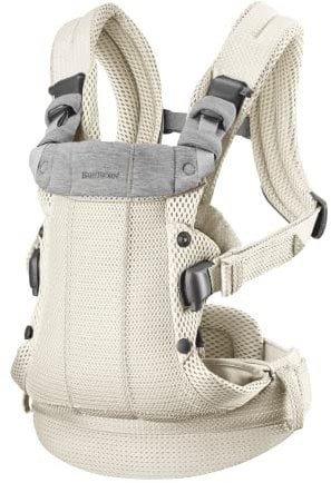 BabyBjörn Babytrage Harmony, 3D-Netzstoff, Creme