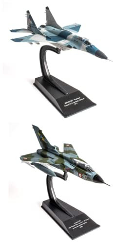 OPO 10 - Lotto di 2 Aerei Militari 1/100: Caccia Mig 29 SMT Fulcrum Russian Air Force + Tornado IDS Italia / CP02+03