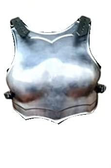 Mittelalterlicher Stahlkrieger Ritter Lady Ready Damen Kürass Damen Brustpanzer Larp Rüstung Halloween Kostüm, silber, Silver