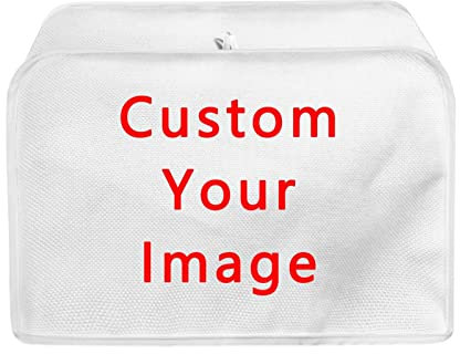 HUIACONG Fundas personalizadas para electrodomésticos, bolsas para tostadora con asa superior, funda para hacer pan, 2 rebanadas, organizador para cocina, protector decorativo