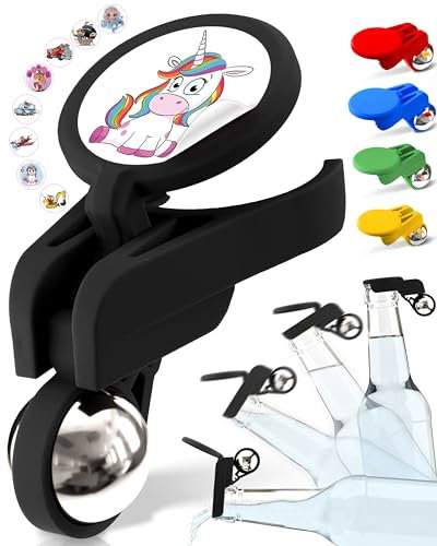 5X Flaschenverschluss automatischer Flaschendeckel für Kronkorken Schraubverschlüsse Insektenschutz Wespenschutz Abdeckung Glasflaschen PET Flaschen(5X weiß + Kinderbilder) 5x Weiß + Kinderbilder