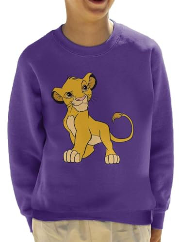 All+Every Disney Smiling Simba The Lion King Kid's Sweatshirt Purple