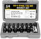 Juego de 14 llaves hexagonales de 3 a 24 mm, llave Allen, herramienta de cabeza de carraca, destornillador hexagonal