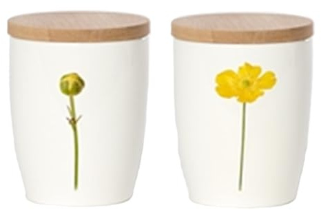Simply Flowers - 05 - Kaffeetasse, Mit Fotomotiv: Butterblume, Deckel mit Aromaverschluß, Porzellan, 240ml, H: 9cm, D: 7,5cm